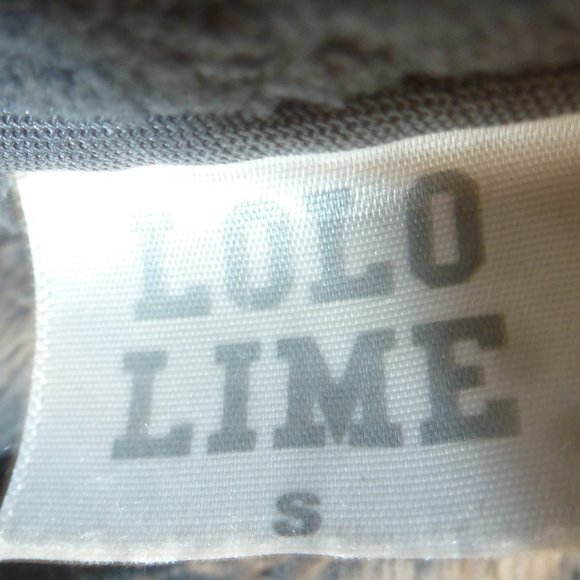 Comfortable Lolo Lime  Collared Full Zip Fleece Jacket w/pockets Sz Sm - Picture 5 of 10